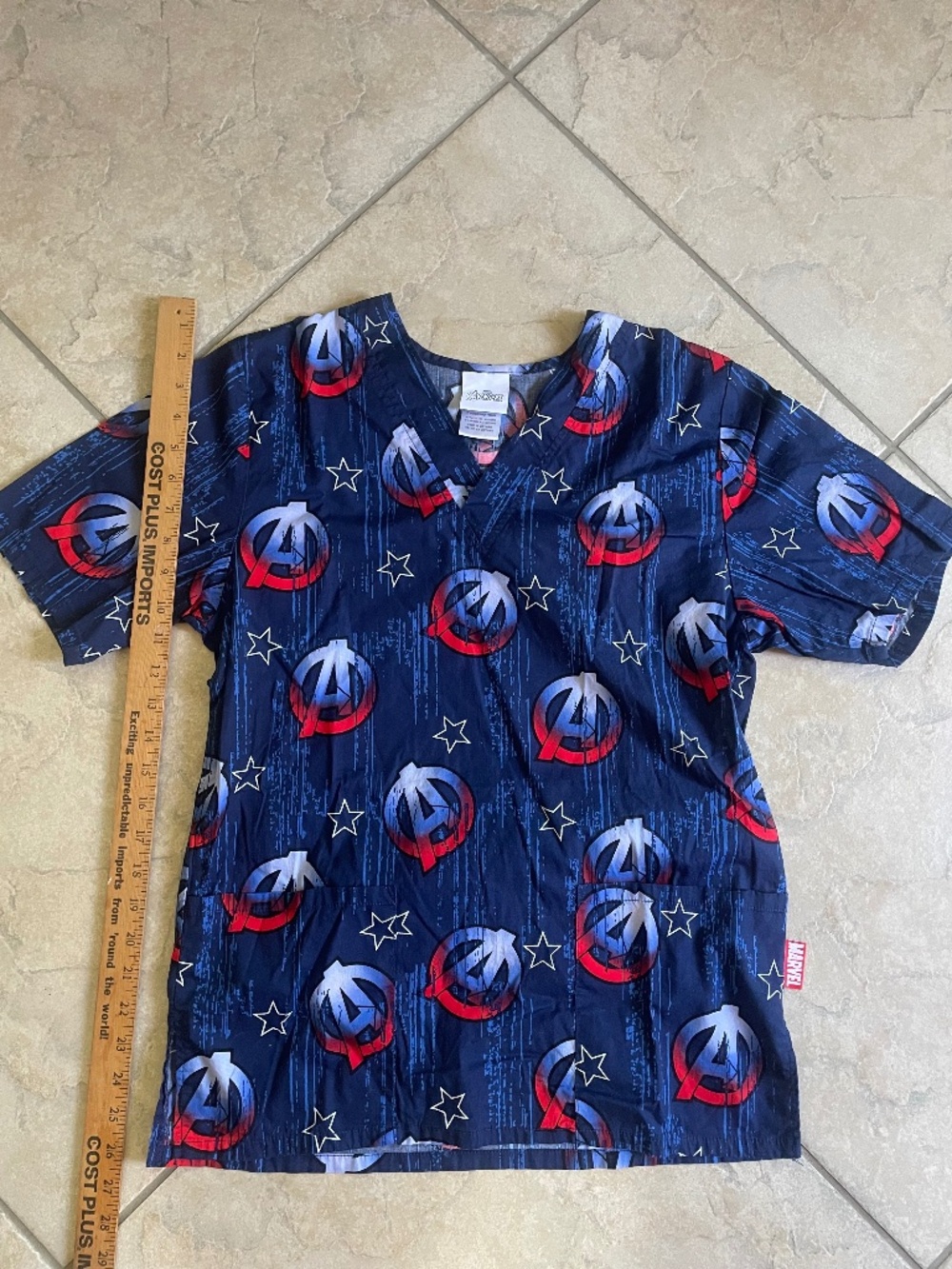 Marvel Avengers Scrub Top